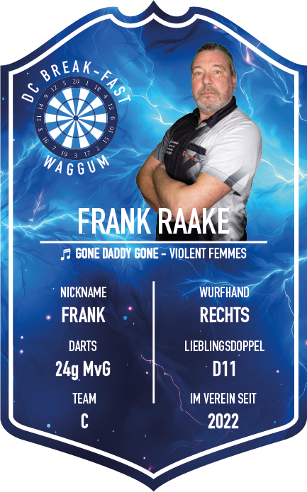 Playercard Frank Raake